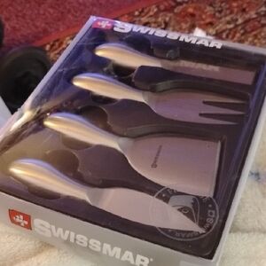 Silver Cheese Knife Set